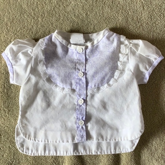 Vintage Baby Two Piece Romper Set - Picture 3 of 8